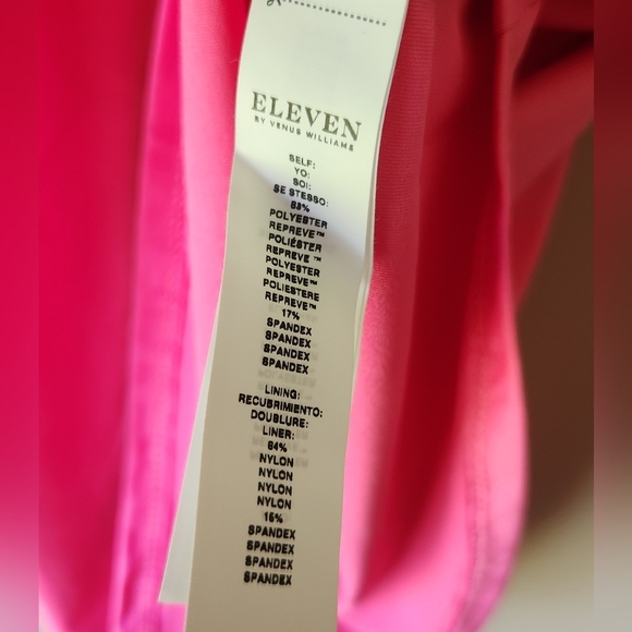 EleVen by Venus Williams Women's Race Day Tank in Disco Pink NWT - Picture 5 of 7